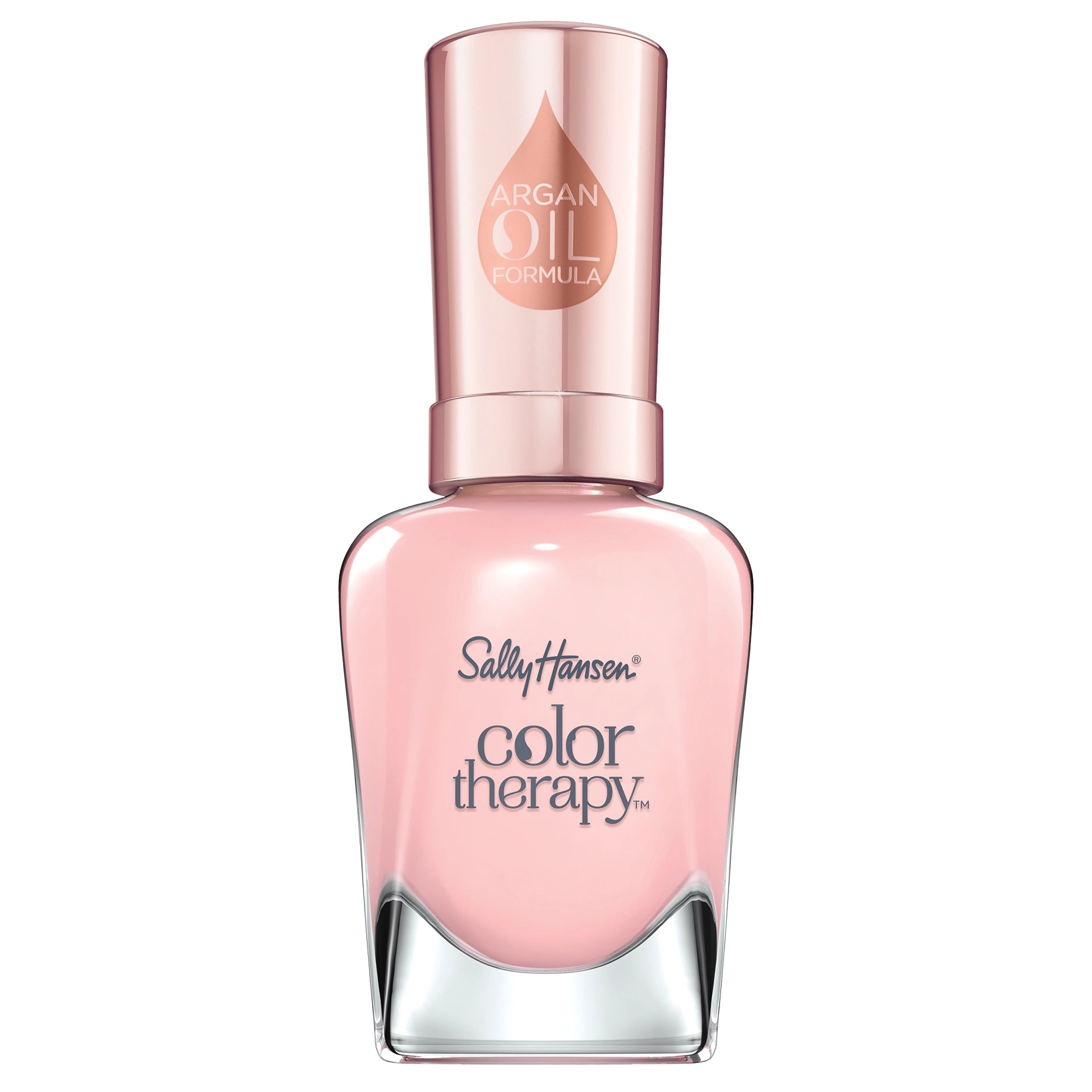 Sally Hansen Colour Therapy Nail Polish with Argan Oil, Rosy Quartz