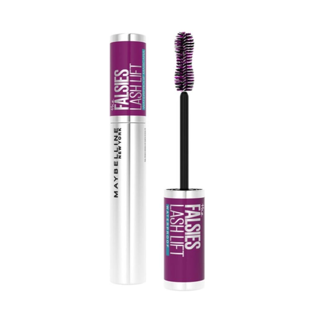 Maybelline New York Instant Lash Lift Look the Falsies Lengthening Volumising Mascara Waterproof, 01 Black