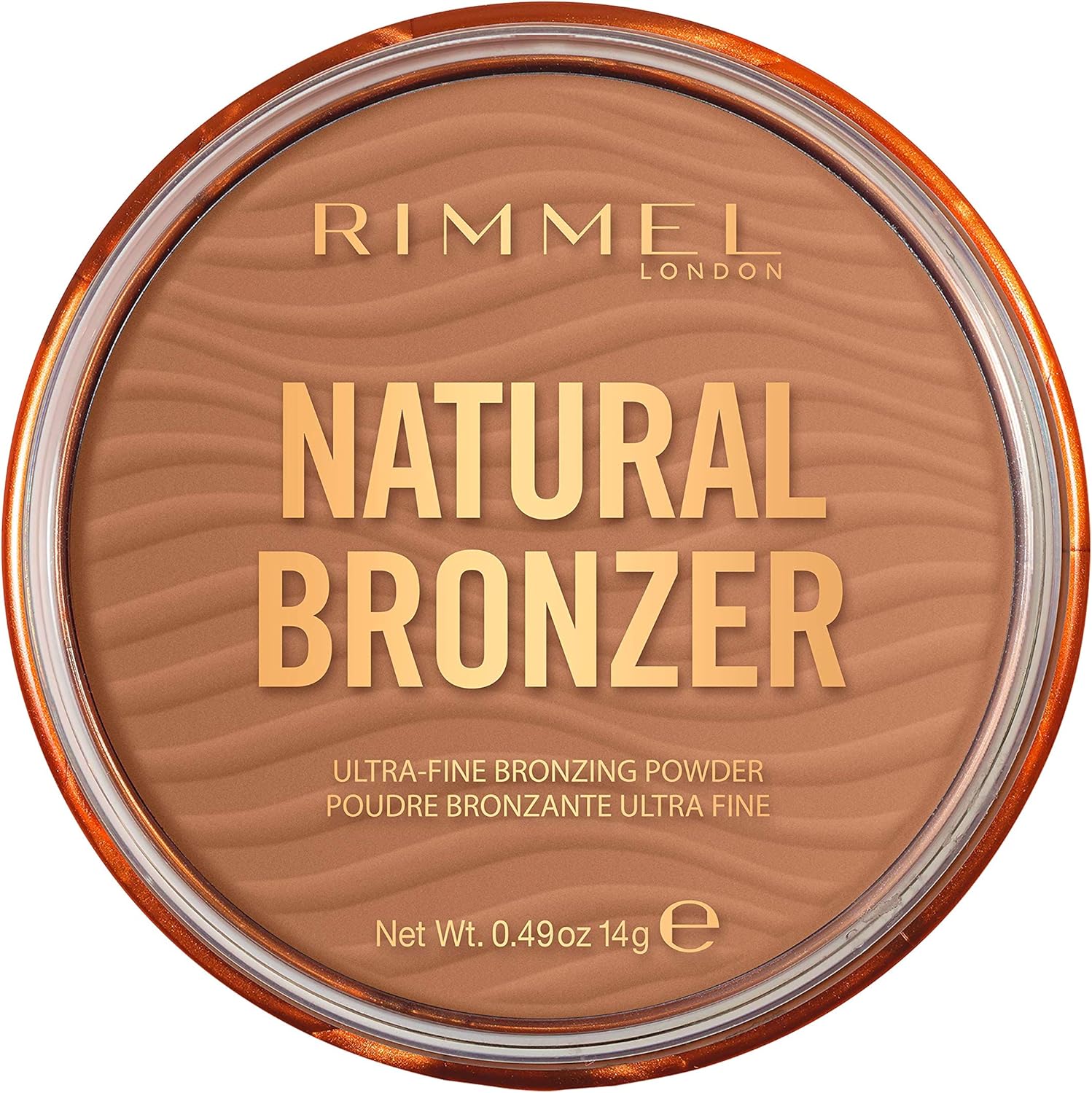 RIMMEL LONDON - Natural Bronzer - Silky-Smooth & Ultra-Fine Bronzing Powder - Sunkissed Look, Mimicking Natural Tan - 002 Sunbronze